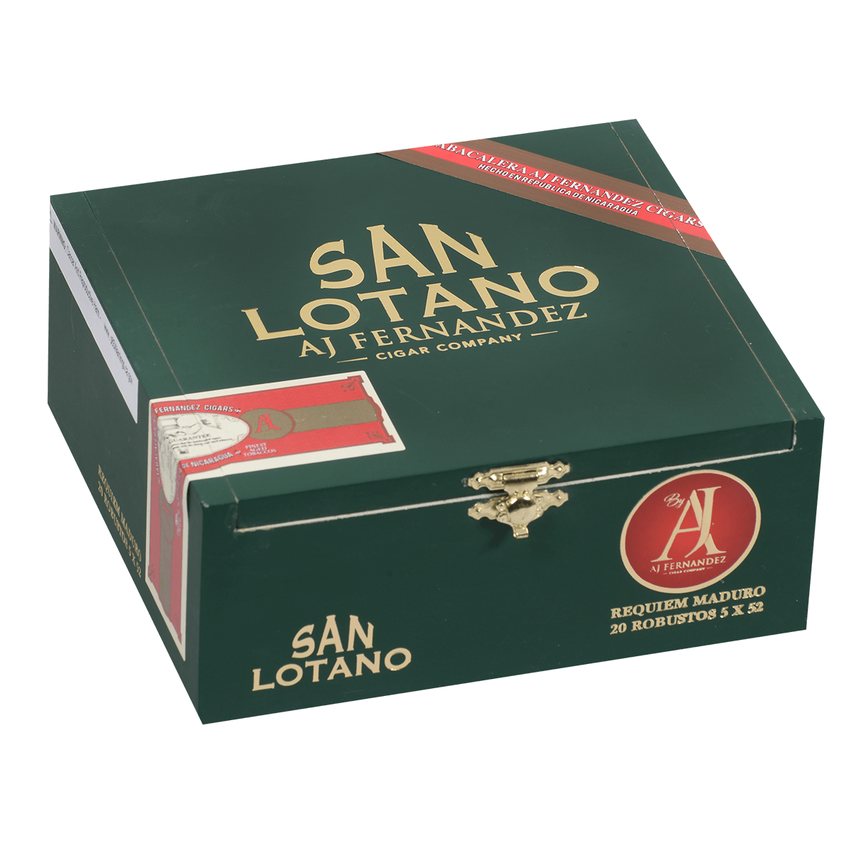 San Lotano Requiem San Andres Maduro By Aj Fernandez Robusto 20 Ct. Box 5.00X52