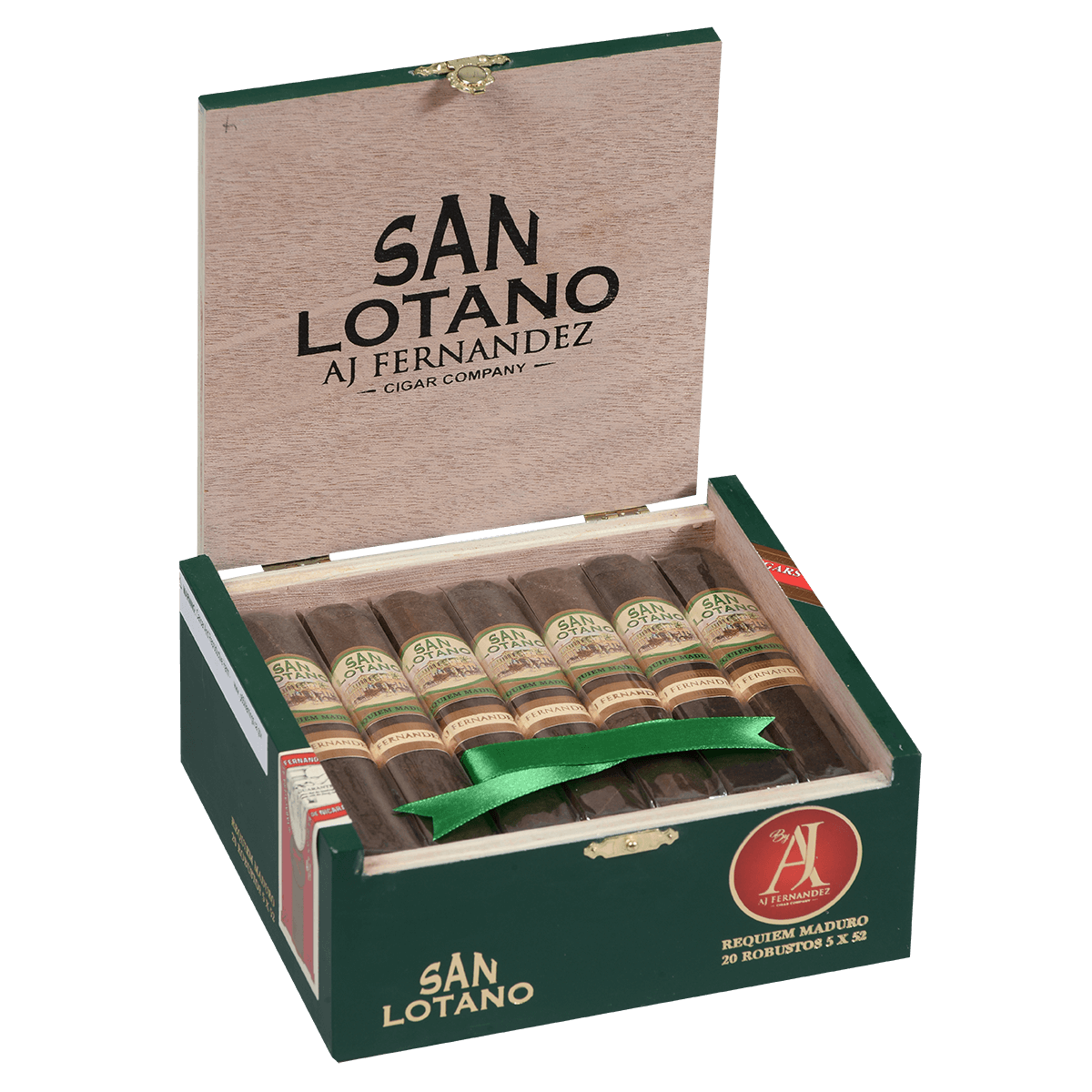 San Lotano Requiem San Andres Maduro By Aj Fernandez Robusto 20 Ct. Box 5.00X52