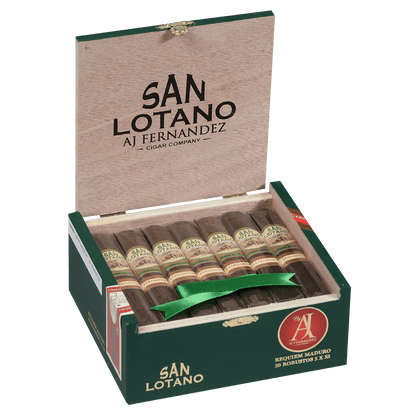 San Lotano Requiem San Andres Maduro By Aj Fernandez Robusto 20 Ct. Box 5.00X52