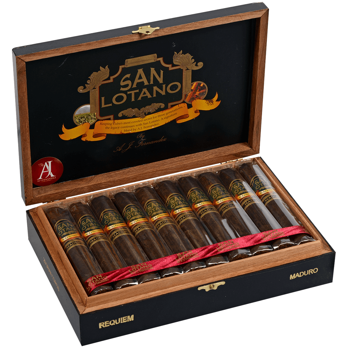 San Lotano Requiem San Andres Maduro By Aj Fernandez Gran Toro 20 Ct. Box 6.00X60