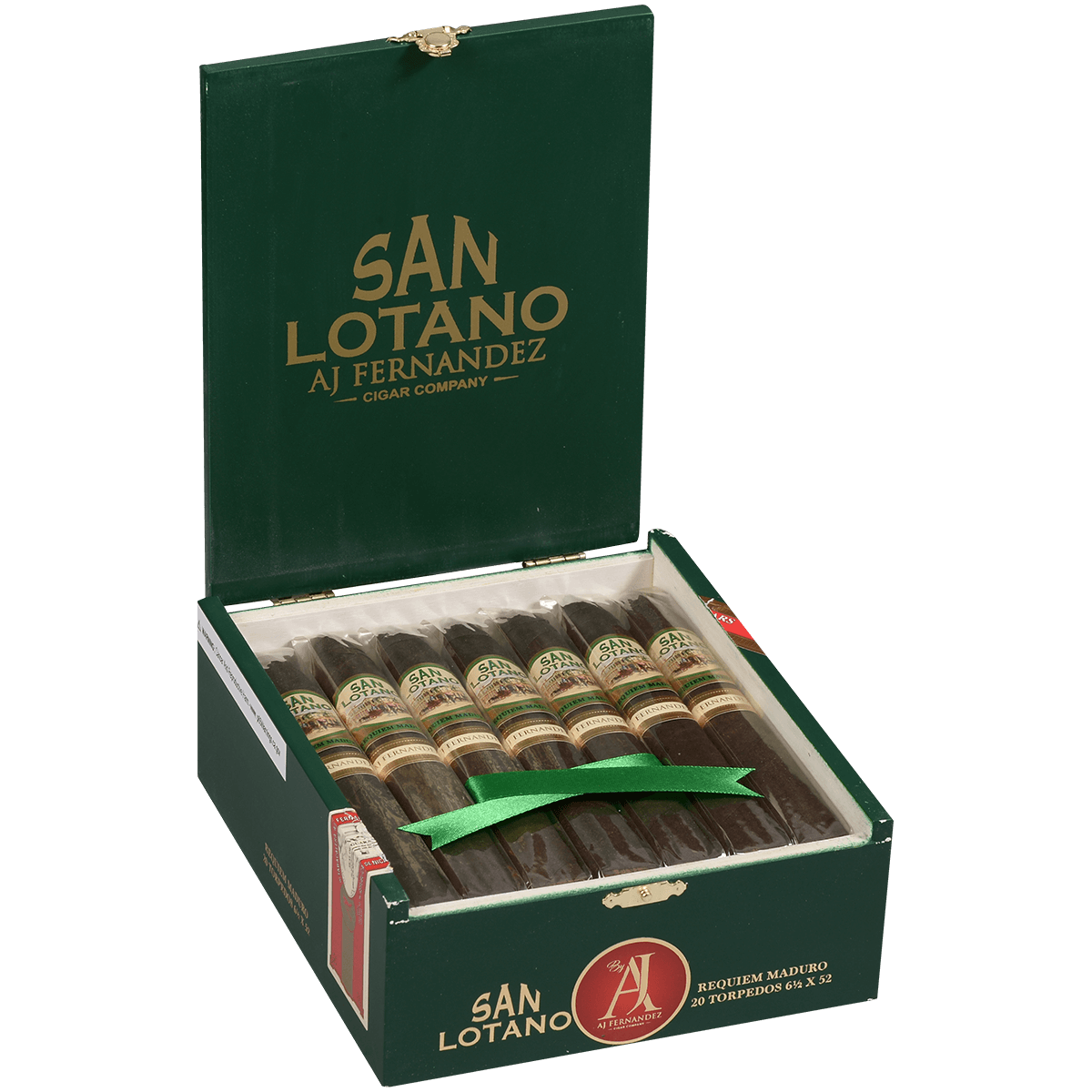 San Lotano Requiem San Andres Maduro By Aj Fernandez Torpedo 20 Ct. Box 6.50X52