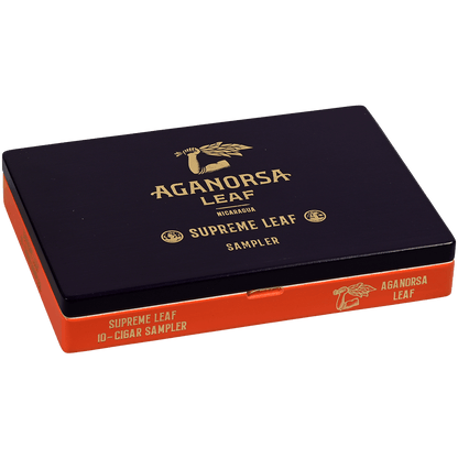 AGANORSA SUPREME LEAF SAMPLER BOX PRESSED 10CT