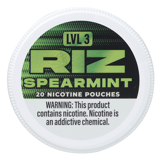Riz Nicotine Pouches Spearmint 6Mg Lvl3 5Pk 20 Pouches/Can