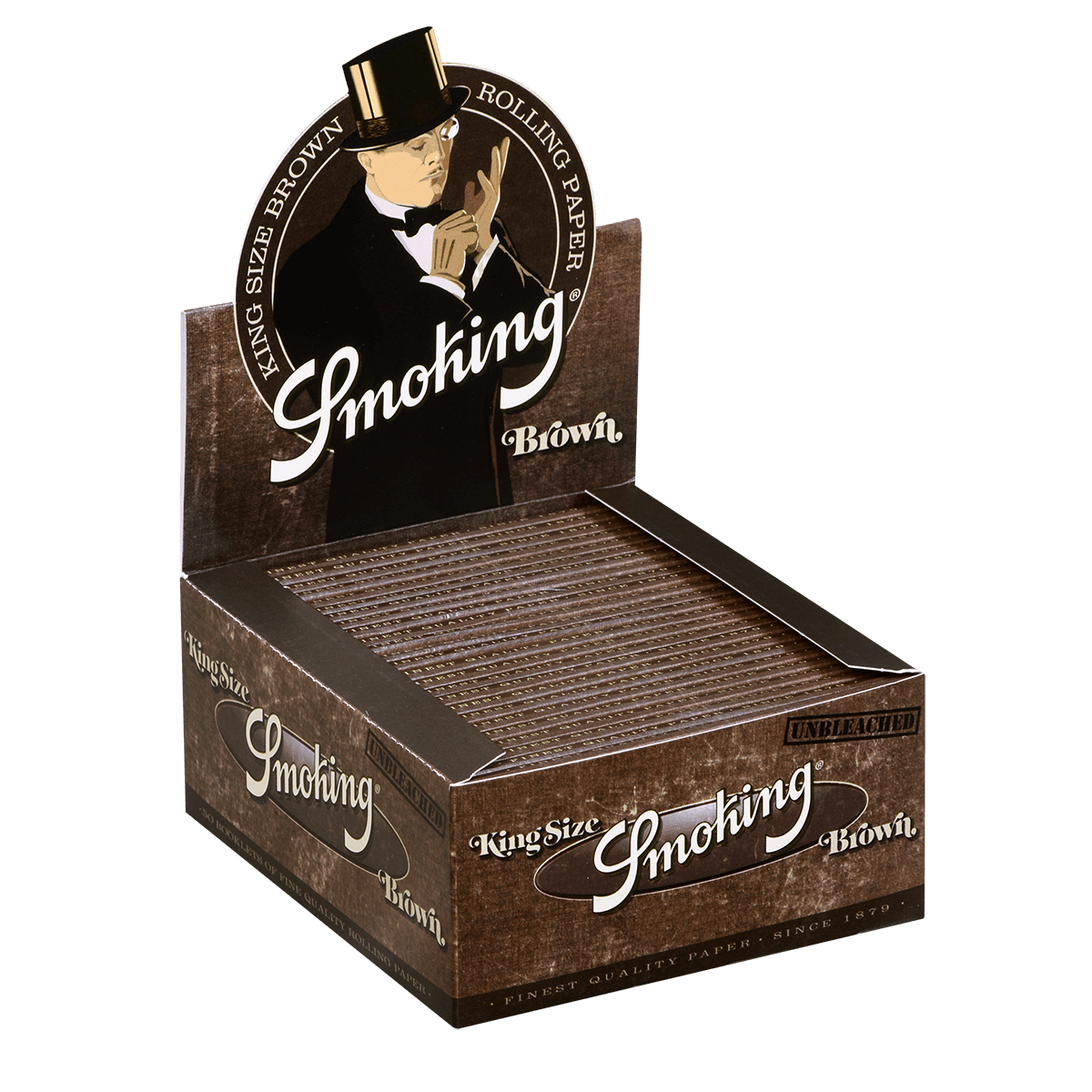 Papers Smoking King Size Brown 110X44Mm 50/33 Ct. Box