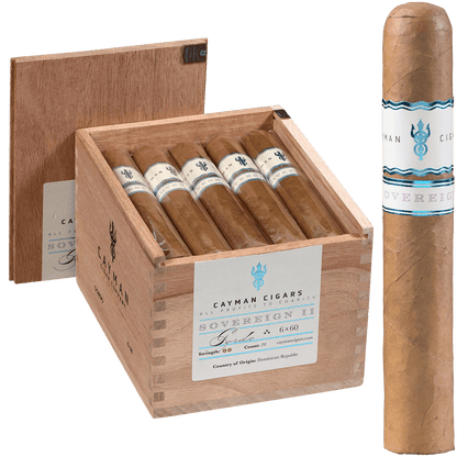 Cayman Cigars Sovereign No. 2 Gordo 20 Ct. Box 6.00X60