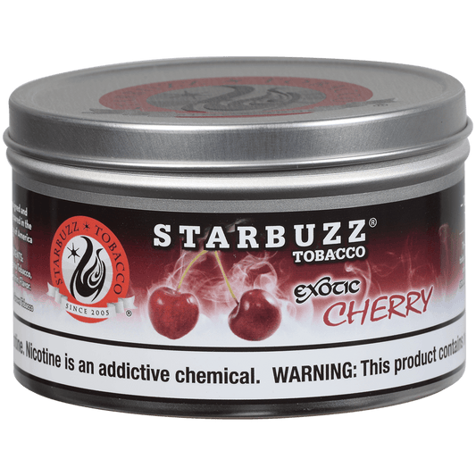 Starbuzz Hookah Tobacco Exotic Cherry 250 Gram Tin 12 To A Case