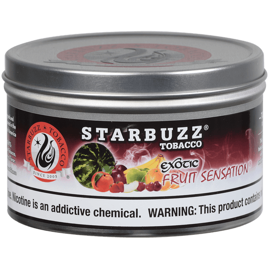 Starbuzz Hookah Tobacco Exotic Fruit Sensation 250 Gram Tin 12 To A Case