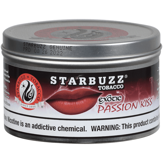Starbuzz Hookah Tobacco Exotic Passion Kiss 250 Gram Tin 12 To A Case