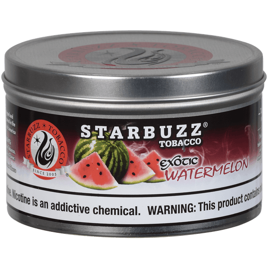 Starbuzz Hookah Tobacco Exotic Watermelon 250 Gram Tin 12 To A Case