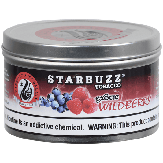 Starbuzz Hookah Tobacco Exotic Wildberry 250 Gram Tin 12 To A Case