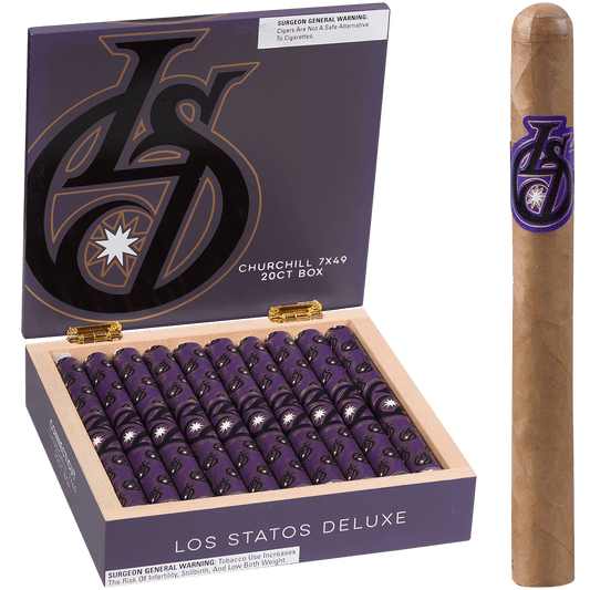 Los Statos Deluxe Connecticut Churchill 20 Ct. 7 X 49 Bx
