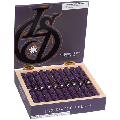 Los Statos Deluxe Connecticut Churchill 20 Ct. 7 X 49 Bx