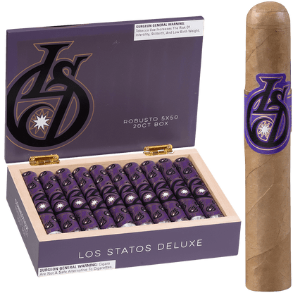 Los Statos Deluxe Connecticut Robusto 20 Ct. 5 X 50 Bx