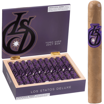 Los Statos Deluxe Connecticut Toro 20 Ct. 6 X 52 Bx