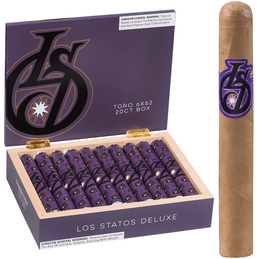 Los Statos Deluxe Connecticut Toro 20 Ct. 6 X 52 Bx