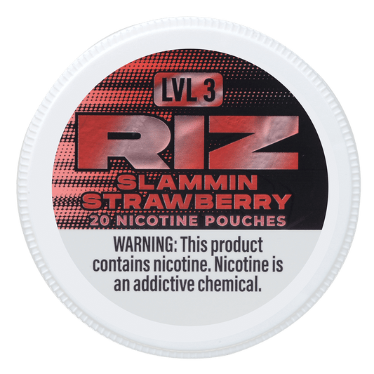 Riz Nicotine Pouches Strawberry 6Mg Lvl3 5Pk 20 Pouches/Can
