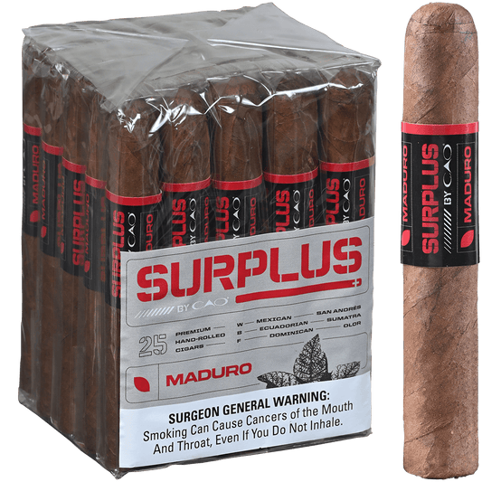 Surplus By Cao Maduro Robusto Bundle 25 Ct. 5.00X50