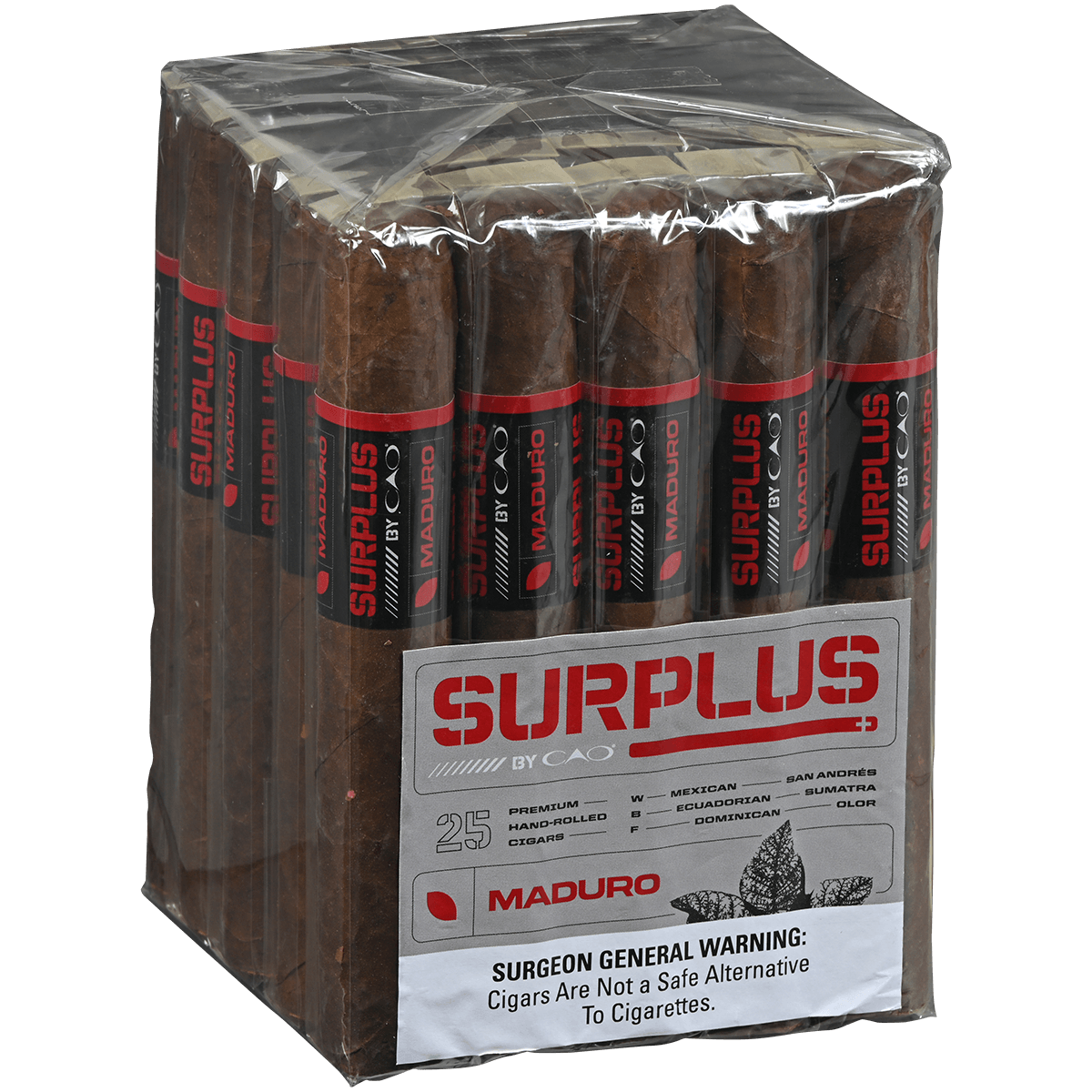 SURPLUS BY CAO MADURO GIGANTE 25 CT. BUNDLE 6X60