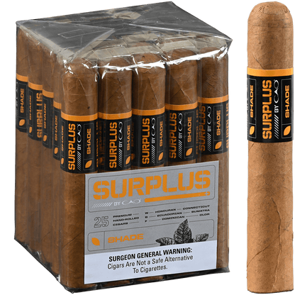 SURPLUS BY CAO SHADE GIGANTE 25 CT. BUNDLE 6X60