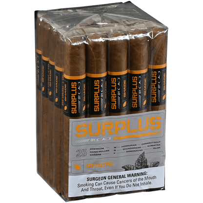 SURPLUS BY CAO SHADE TORO 25 CT. BUNDLE 6X50