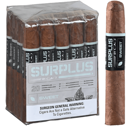 Surplus By Cao Sweet Robusto Bundle 20 Ct. 5.00X50