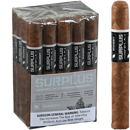SURPLUS BY CAO SWEET TORO 20 CT. BUNDLE 6X50