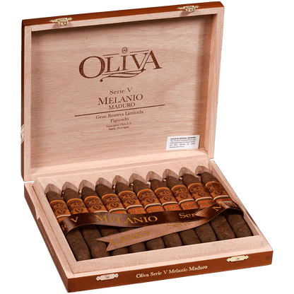 Oliva Serie V Melanio Maduro Figurado 10 Ct Box 6.50X52