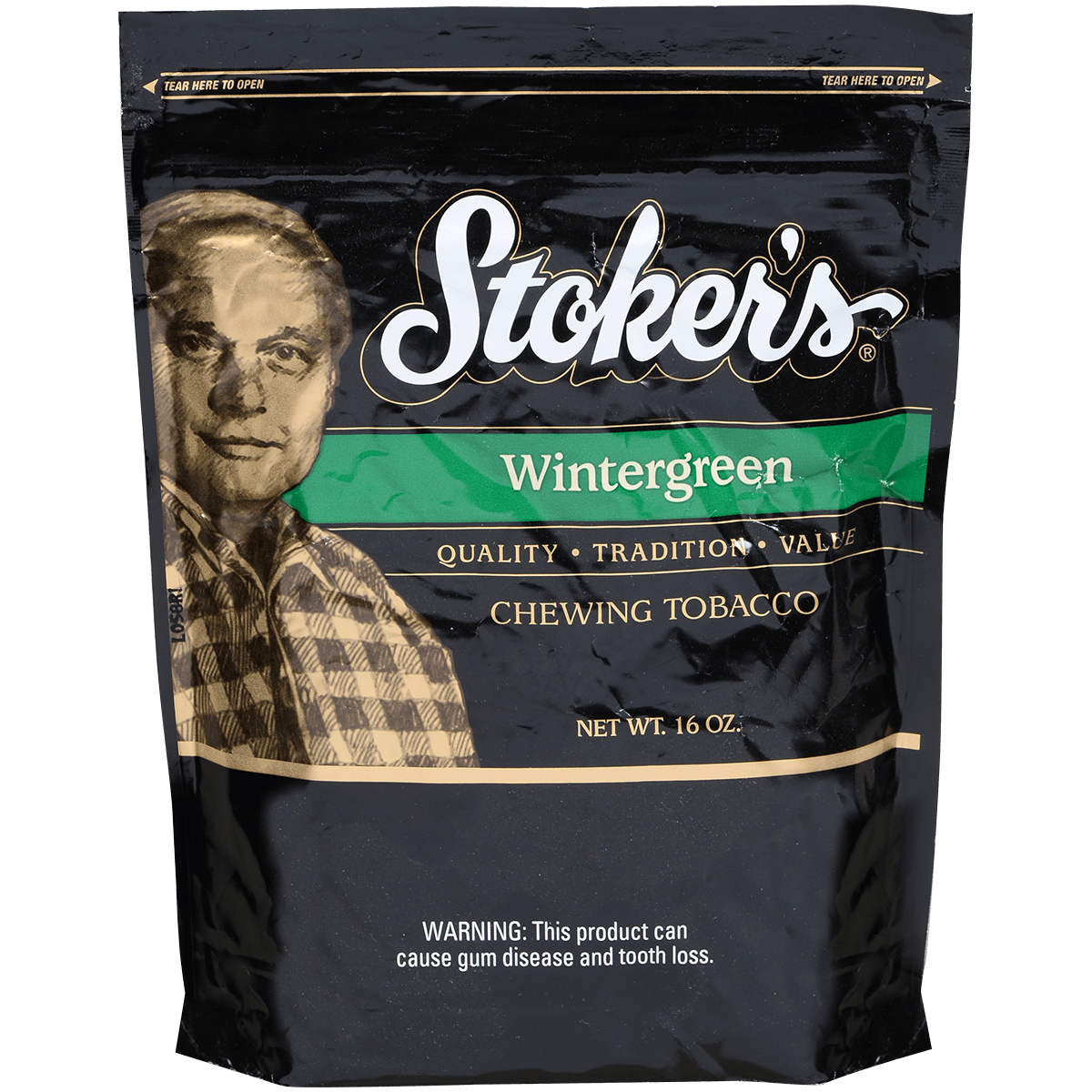 Chew Stoker'S 707 Wintergreen Bag 16.00 Oz