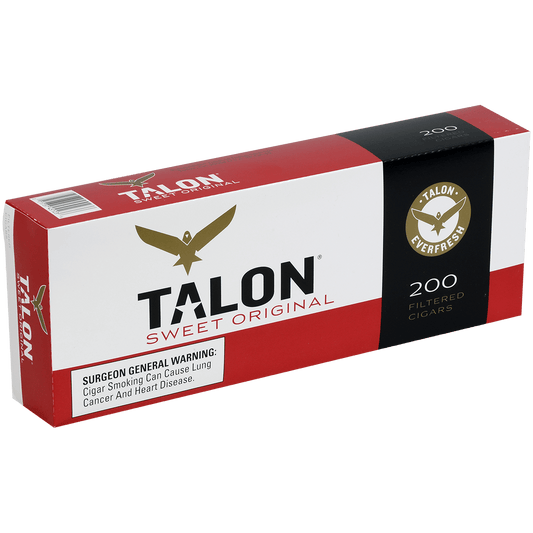 Talon Filter Cigars Sweet Original 10/20 Ct Carton