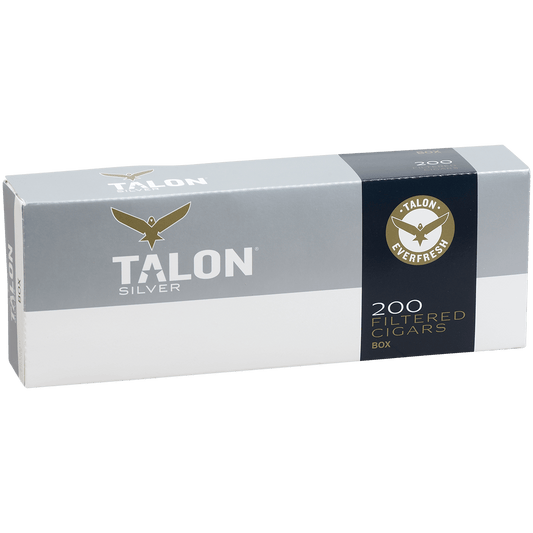 Talon Filter Cigars Silver 10/20 Ct Carton