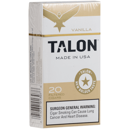 Talon Filter Cigars Vanilla 10/20 Ct Carton