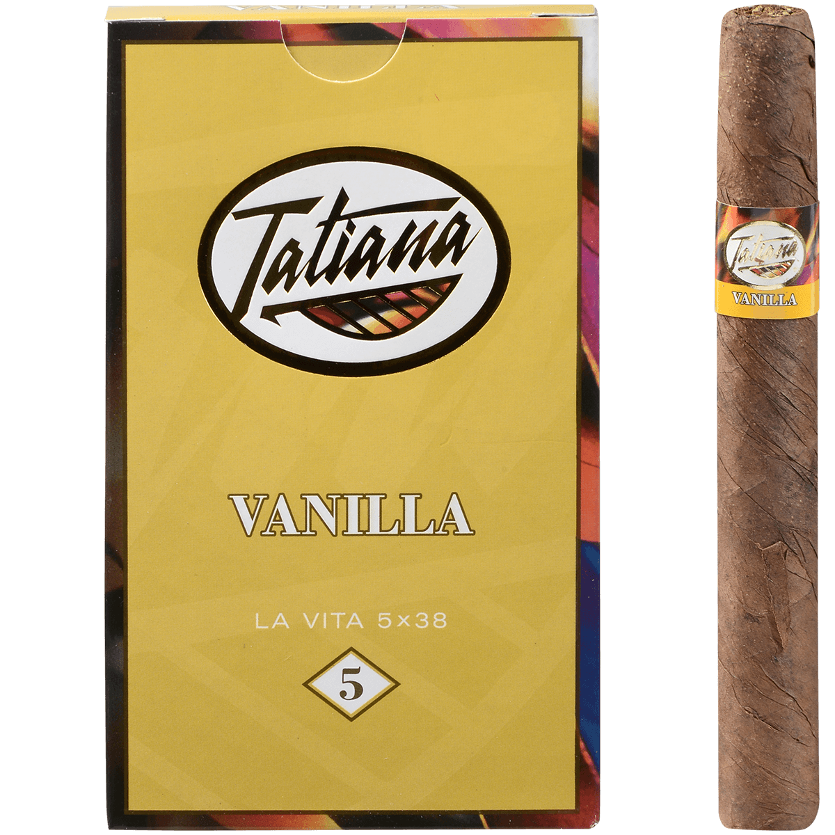 Tatiana La Vitas Vanilla 5/5 Pack 25Ct. Bundle 5.00X39