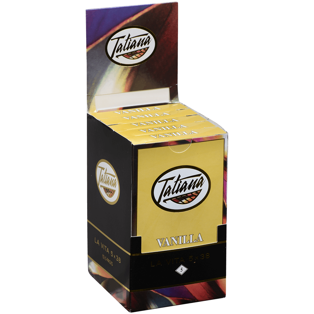 Tatiana La Vitas Vanilla 5/5 Pack 25Ct. Bundle 5.00X39