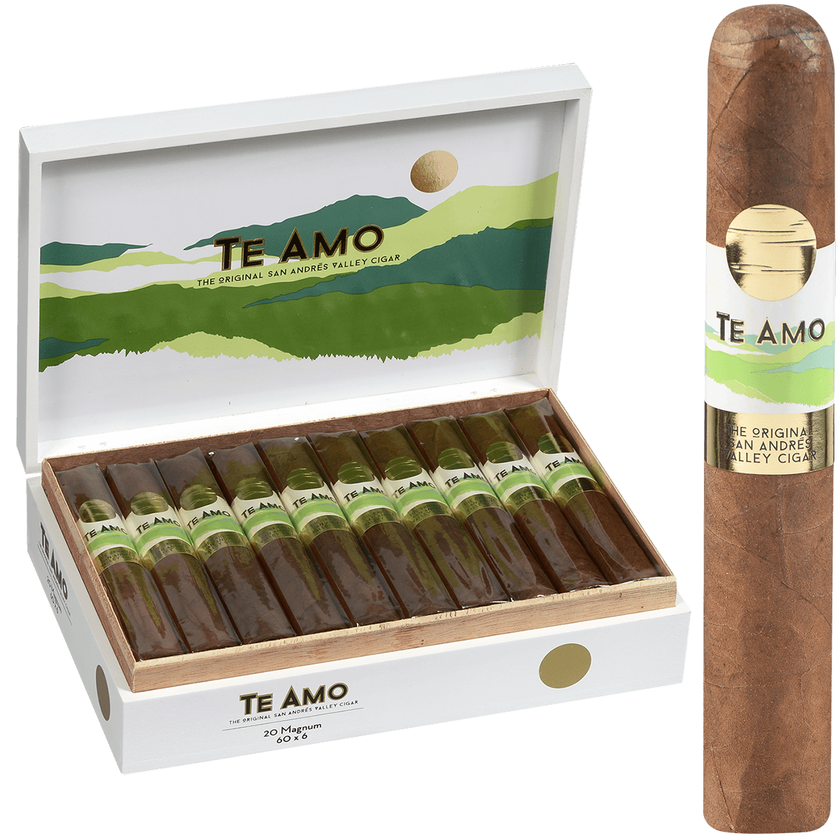 Te Amo The Original San Andres Magnum 20 Ct. Box