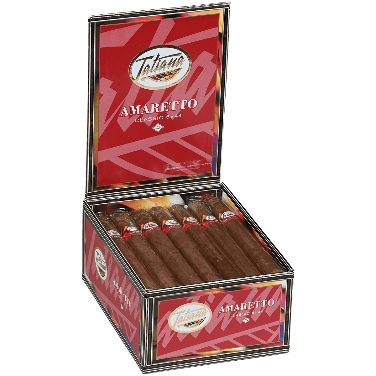 TATIANA CLASSIC AMARETTO 25CT BOX 6.00X44