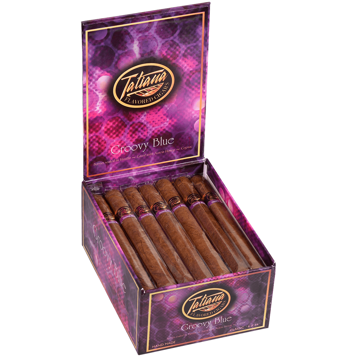 Tatiana Trio Classic Groovy Blue 25 Ct. Box 6.00X44