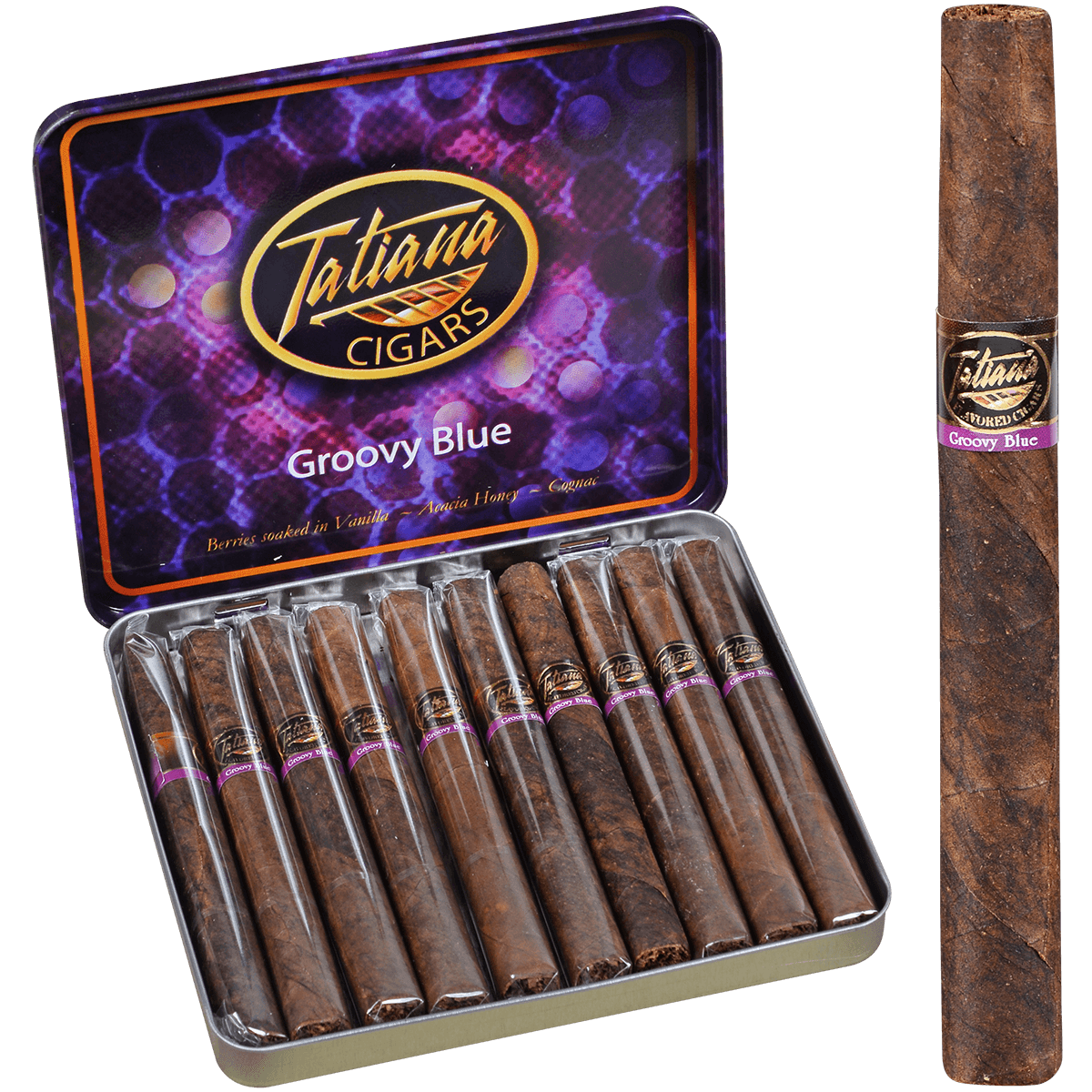 Tatiana Trio Petites Groovy Blue 5/10 Tins 4.00X30