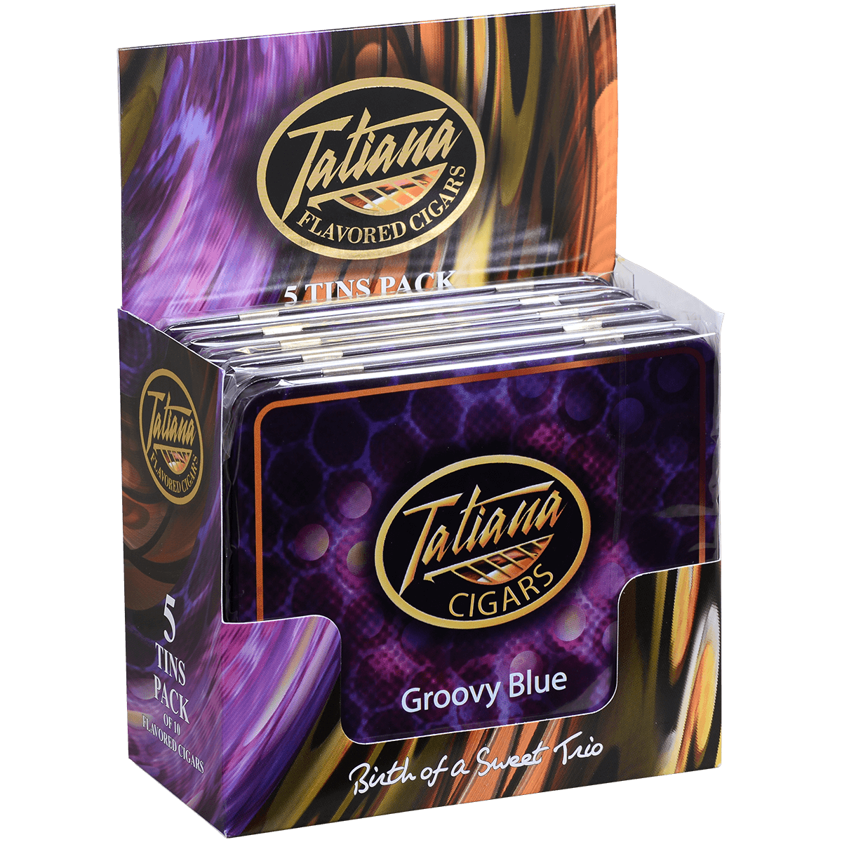 Tatiana Trio Petites Groovy Blue 5/10 Tins 4.00X30