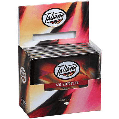 TATIANA MINI AMARETTO 5/10 CIGARILLOS TINS 3.5X26