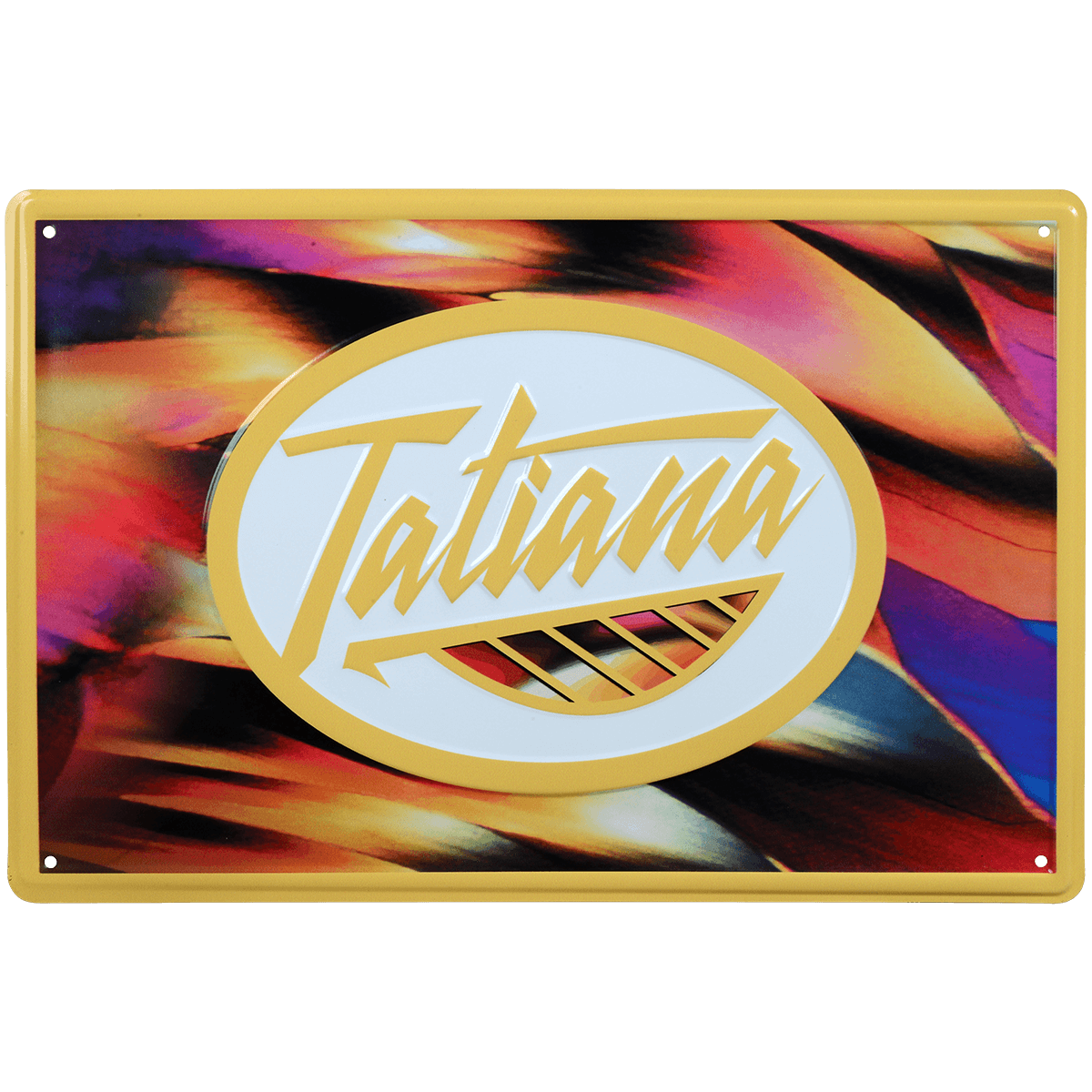 MIAMI TATIANA METAL SIGN