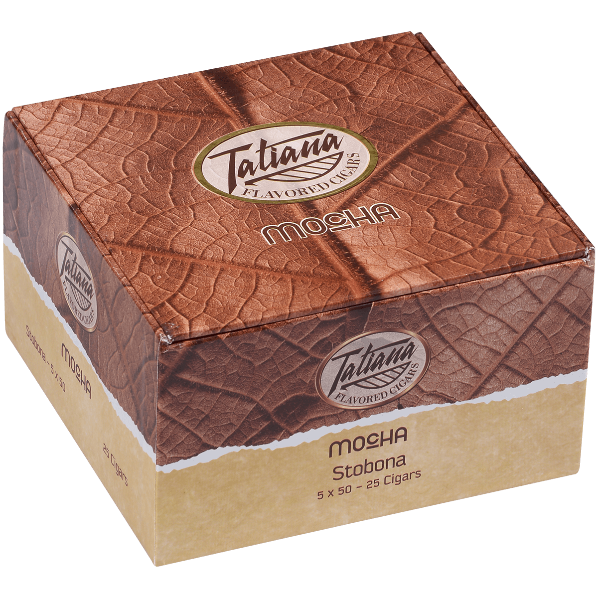 Tatiana Mocha Stobona 25 Ct. Box 5.00X50