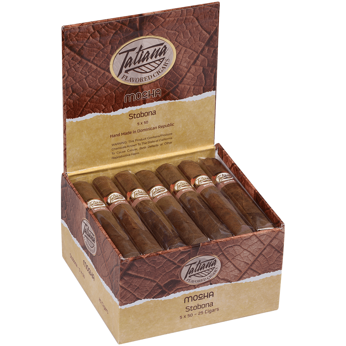 Tatiana Mocha Stobona 25 Ct. Box 5.00X50