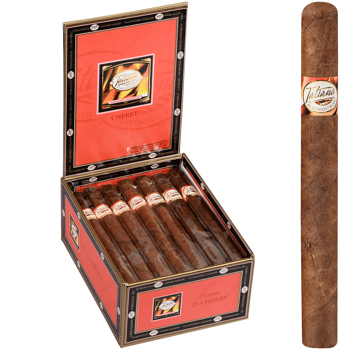 Tatiana Classic Cherry 25 Ct. Box 6.00X44