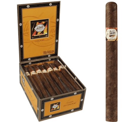 Tatiana Classic Cognac 25 Ct. Box 6.00X44