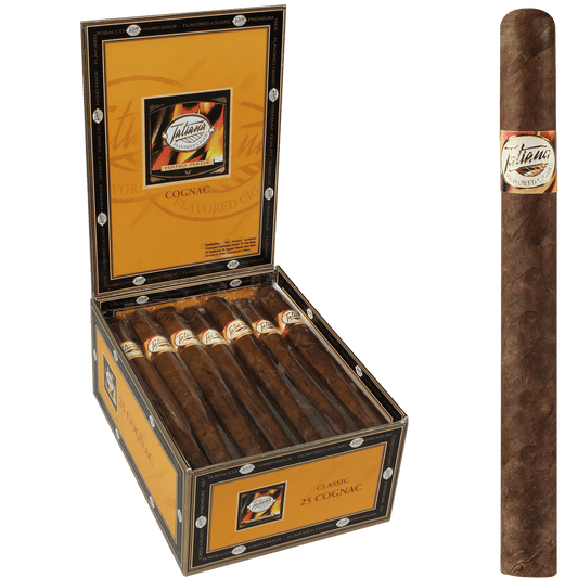 Tatiana Classic Cognac 25 Ct. Box 6.00X44