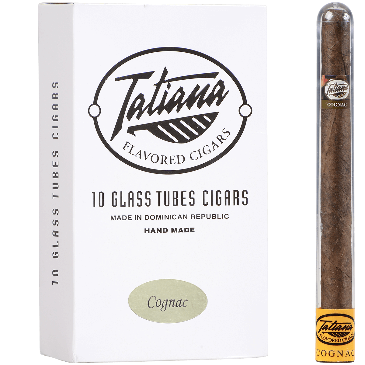 Tatiana Classic Cognac 10 Ct. Box Acrylic Tubes 6.00X44