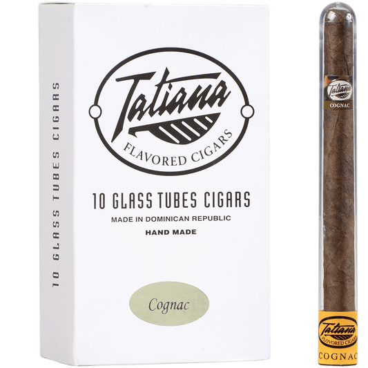 Tatiana Classic Cognac 10 Ct. Box Acrylic Tubes 6.00X44