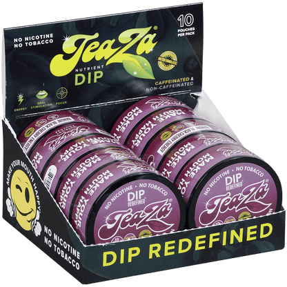 Teaza Energy Pouches Bangin' Black Cherry 100 Mg 1/10 Tins
