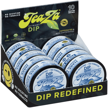 Teaza Energy Pouches Power Mint 50 Mg 1/10 Tins