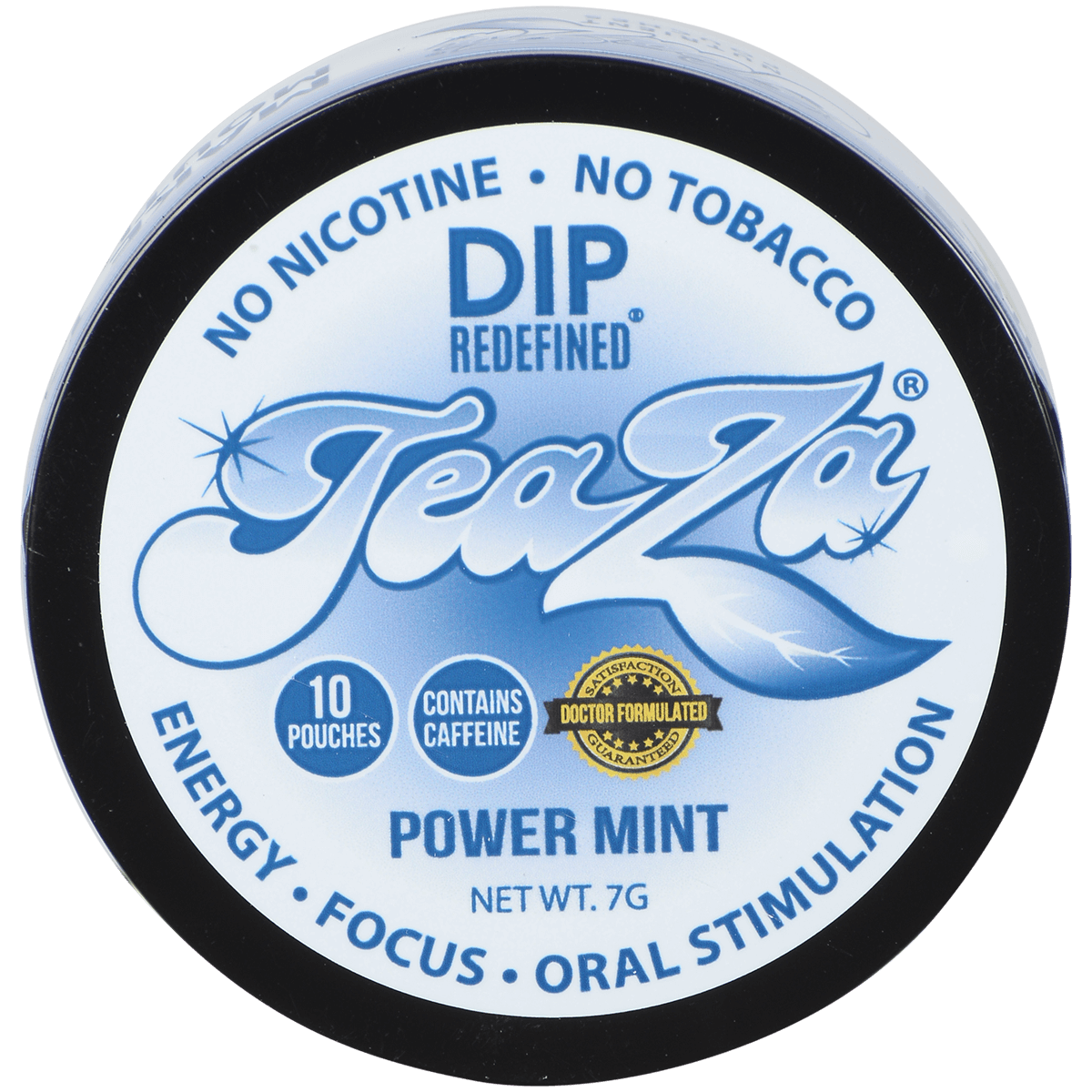 Teaza Energy Pouches Power Mint 50 Mg 1/10 Tins